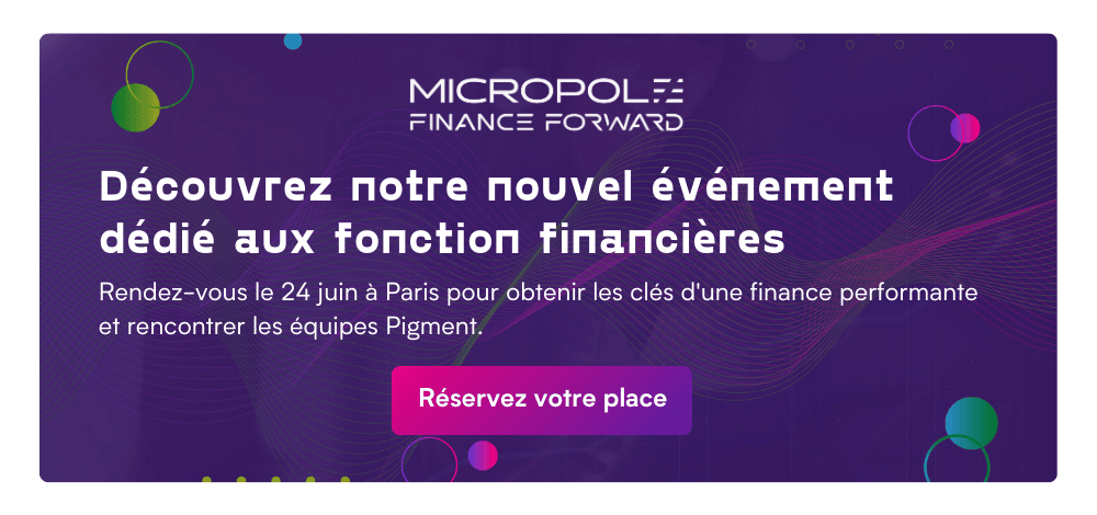 Finance Forward rejoignez nous à cet événement et rencontrez Pigment