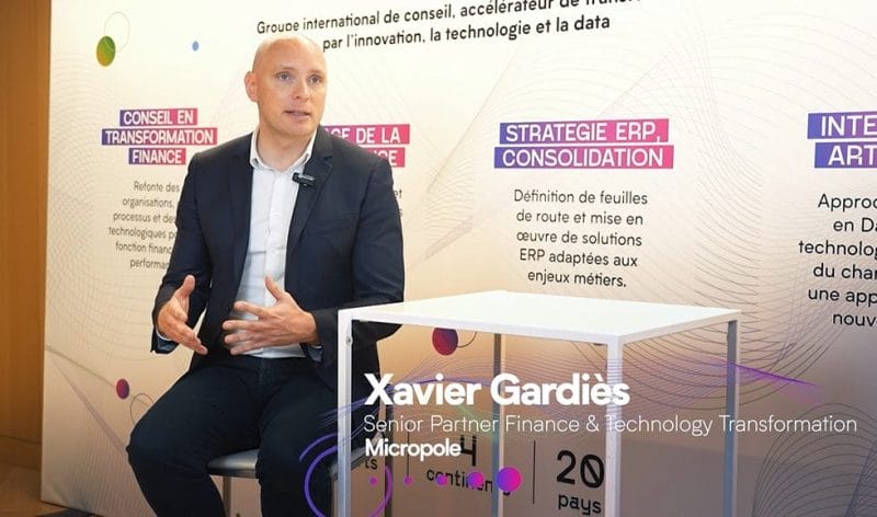 Transformation finance | L'interview -  Xavier Gardiès, Senior Partner Finance & Technology Transformation chez Micropole